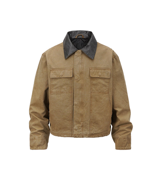 TAN SUEDE WORK JACKET