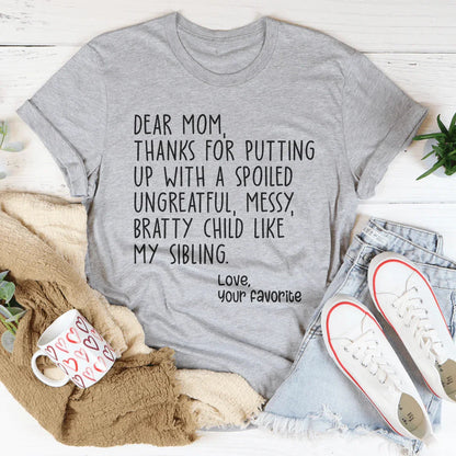 Dear Mom Tee