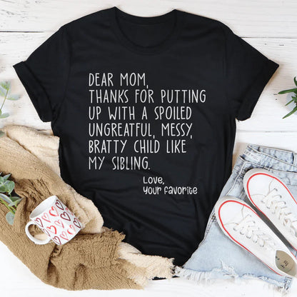 Dear Mom Tee